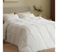 CASABEL Couette Légère 220x240 cm 450 GSM, Microfibre Douce et Respirante, Thermorégulatrice, Idéale Printemps Été, Lavable en Machine, Confort Moelleux pour Lit 2 Personnes
