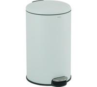 CASABEL Poubelle Cuisine 50L - 100% Acier Inoxydable, Anti-Traces de Doigts, Poubelle Ronde avec Pédale et Couvercle, Vert menthe