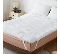 CASABEL Surmatelas Nuage 140 x 190 cm Extra Epais en Microfibre Respirante - Ultra Moelleux, Anti-Acariens - 2 Places