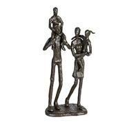 Casablanca Family Sculpture Design en Fer Bruni H 22 cm