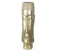Casablanca Figurine de Bouddha XL - Grand Vase - Décoration de Salon - Cadeau d'anniversaire - Couleur : doré - Hauteur : 58 cm