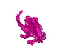 Casablanca Figurine Grenouille - Résine - Rose Brillant - Hauteur 35 cm - Décoration - Sculpture - Cadeau - Accessoire d'intérieur