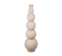 Casablanca Grand Vase décoratif, Moderne, Taille XXL, en Fer, pour Herbe de la Pampa, Fleurs, Herbe de la Pampa, Couleur : Beige, Gris, Hauteur : 87 cm
