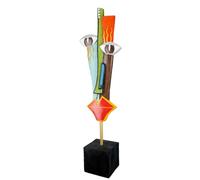 Casablanca Grande Figurine décorative XXL - Visage en résine - Métal - Multicolore - Décoration Cadeau d'anniversaire - Hauteur 64 cm