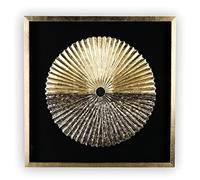 Casablanca Grande image XL - Platon - Or/noir - Fait main - 80 x 80 x 5 cm