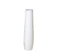 Casablanca modernes Design Vase décoratif en céramique Blanc Hauteur 57 cm