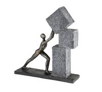 Casablanca - Sculpture décorative - Stacking - Poly - Couleur: Bronze - 30,5 x 28 cm