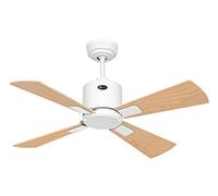CasaFan Ventilateur de plafond 943021W Eco Neo III 92 cm avec Wi-Fi moteur blanc/pales réversibles érable et hêtre