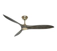 Casafan | Ventilateur de plafond ECO AIRSCREW | Ø hélice 1520 mm | gris/laiton