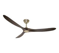 Casafan | Ventilateur de plafond ECO GENUINO | Ø hélice 1800 mm | noyer/laiton