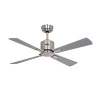 CasaFan Ventilateur de plafond Eco Neo III WiFi 103 BN WE-LG, Ventilateur, Argent, Blanc, Gris