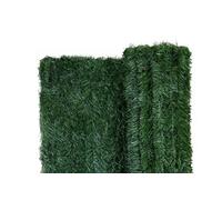 Casanoov haie artificielle PICO brise vue jardin 180x1000 cm 1,8x10 m 18 m² PVC vert double ton clôture extérieure terrasse sans entretien rouleau occultant UV30+ occultation 95% 129 brins Grade 5