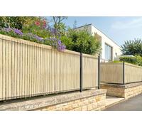 CASANOOV - Kit de lamelles occultantes PVC rigide CINTO L.10m x H.120cm - Beige RAL1001 - 190 clips inclus - Brise-vue robuste pour clôture rigide - Pose rapide et protection anti-UV