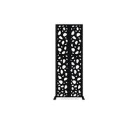 Casanoov Lot de 2 panneaux décoratifs SUNNY Noir H.160cm motifs sur les côtés