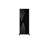 Casanoov Lot de 2 panneaux décoratifs VELETA Noir H.160cm motifs côté gauche