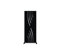 Casanoov Lot de 2 panneaux décoratifs VELETA Noir H.160cm motifs intégral