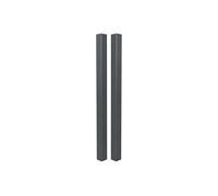 Casanoov Lot de 2 poteaux ELDA 15x15cm aluminium H.240cm gris anthracite