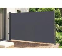 Casanoov Paravent extérieur rétractable PILAT 5x1,6 m Gris Anthracite