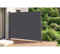 Casanoov Paravent extérieur rétractable PILAT Brise-Vue 300 x 160 cm 3 m x 1,6 m 4,8 m² Toile Polyester 180 g/m² imperméable UV50+ UPF 50+ Acier galvanisé thermolaqué Gris Anthracite RAL 7016