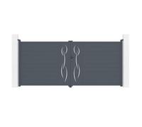Casanoov Portail battant 4m LIFE H.180cm aluminium gris