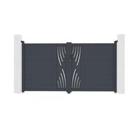 Casanoov Portail battant motorisé 3m VELETA H.160cm + Motorisation HICKER B200