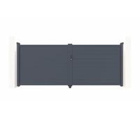 Casanoov Portail battant motorisé 4m EIGER H.160cm + Motorisation RANGER B150