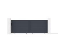 Casanoov Portail coulissant 4m EIGER H.140cm aluminium gris