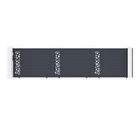 Casanoov Portail coulissant 6m SUNNY H.140 aluminium gris