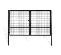 Casanoov Portail grillagé OLGA 300x180cm Gris