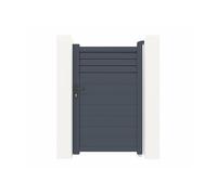 Casanoov Portillon 1m CARPATIA H.160cm aluminium gris