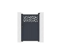 Casanoov Portillon 1m DOLOMITE RUIVO H.160cm aluminium gris