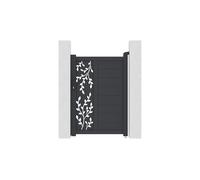 Casanoov Portillon 1m FOLYA H.140cm aluminium gris