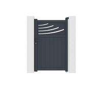 Casanoov Portillon 1m HALTI H.160cm aluminium gris