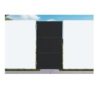 Casanoov Portillon acier noir mat 1m NALI H.180cm