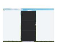 Casanoov Portillon acier noir mat 1m NALI H.200cm
