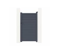 Casanoov Portillon ajustable en largeur 1m CARPATIA H.180cm alu gris