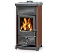 CasaNovae24 PLAMEN Maestral N, poêle à bois en fonte, 6,5 kW 120 mm, Marron