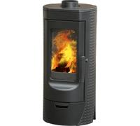 CasaNovae24 PLAMEN Tara, poêle à bois en fonte, 6 kW 120 mm, Noir