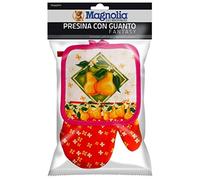 Casapiu Set Cuisine 2 pièces Gant et manique, Multicolore, Taille Unique