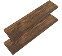 Casaria 2X Étagères Murales Flottantes 110 cm Chêne foncé MDF Robuste Effet Flottant étagère Bois Rangement décoration