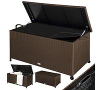 Casaria Coffre de jardin extérieur XXL Marron