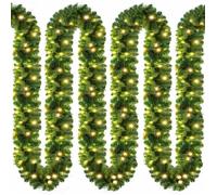 CASARIA® Guirlande de Noël Lumineuse 10m 200 LED Blanc Chaud Décoration de noël en Sapin Artificiel pour intérieur extérieur