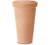 CASARIA Pot de fleurs XXL Terracotta 42L Bac à plantes 63x40cm rond résistant à l'hiver jardin terrasse Cache-pot Bac à fleurs