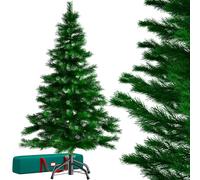 CASARIA® Sapin de Noël Artificiel 150 cm Vert Pied métal 360 Branches PVC décoration de noël Montage Rapide fêtes Arbre réaliste réutilisable