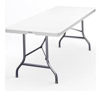 Casaria® Table de Camping Pliante Plastique rectangulaire Table de Jardin Pique-Nique 8 Personnes intérieur extérieur