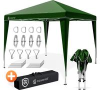 CASARIA Tonnelle de jardin 3x3m vert
