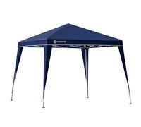 CASARIA® Tonnelle de jardin pliable Capri 3x3m Pop-Up protection UV 50+ imperméable sac camping pavillon de jardin tente réception tente pliante bleu