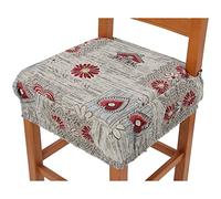 Casatessile Coussin de Chaise de Cuisine avec Bande élastique GARDENALUX Coussin de Chaise déhoussable, Coussin 38x38 cm.