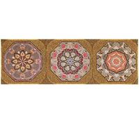 Casatessile Petit paillasson 25x75 cm. Icône Tapis d'escalier, matériau et Envers antidérapants - VAR. 6