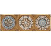 Casatessile Petit paillasson 25x75 cm. Icône Tapis d'escalier, matériau et Envers antidérapants - VAR. 7